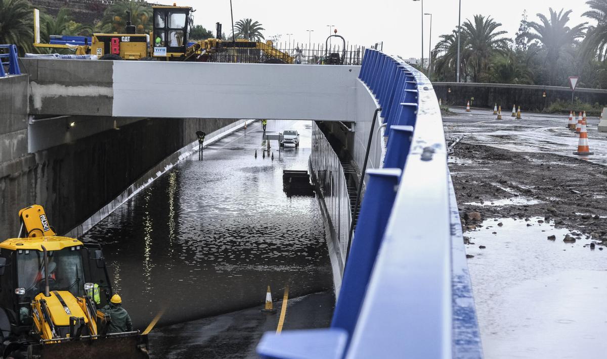 Efecto de la tormenta Therese norte de Gran Canaria