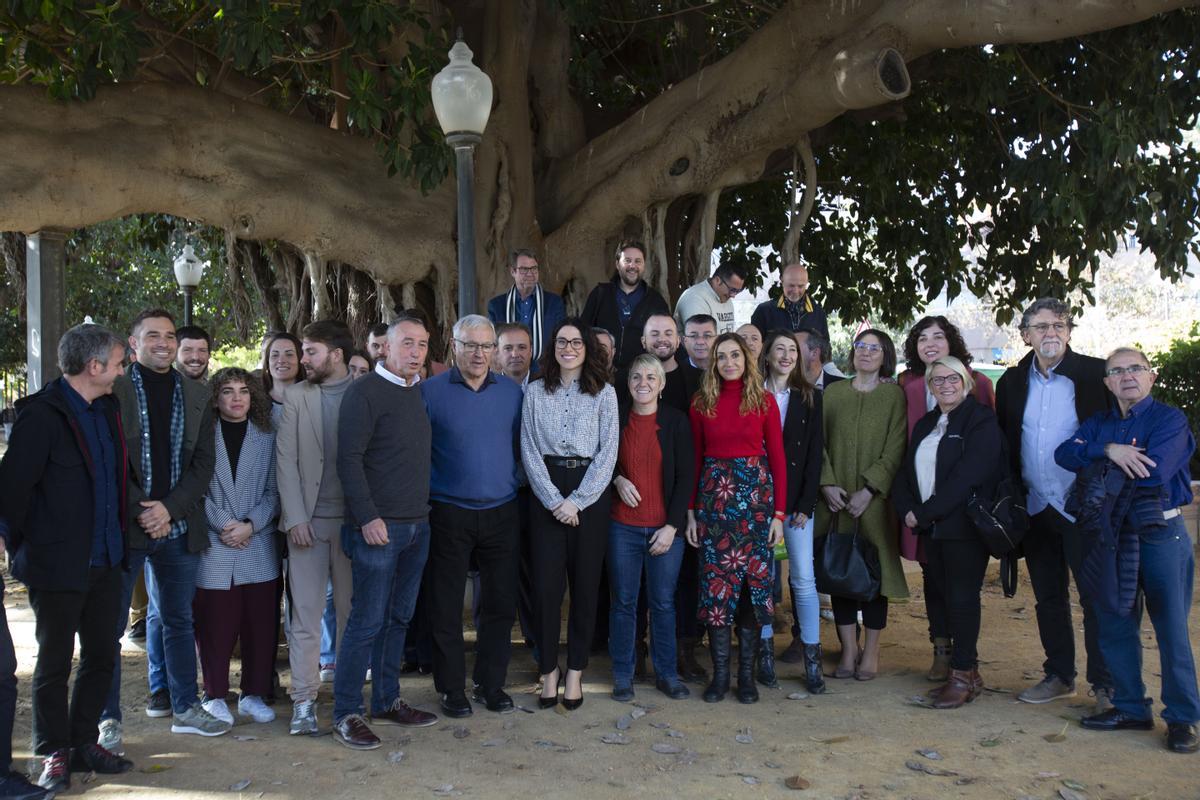 Mas durante la presentación de su candidatura para la circunscripción de Alicante.