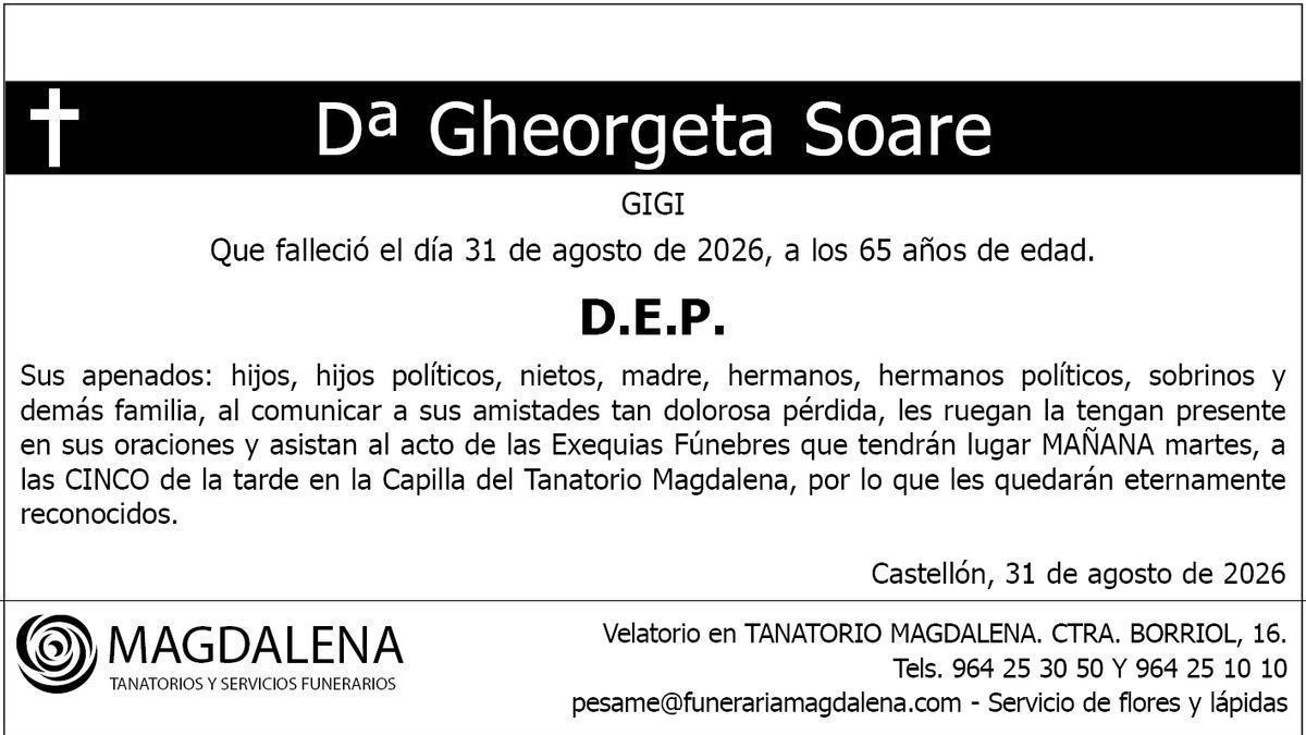Dª Gheorgeta Soare