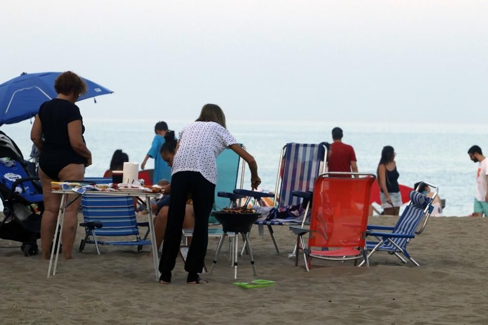 Las playas de Málaga celebran la noche de San Juan