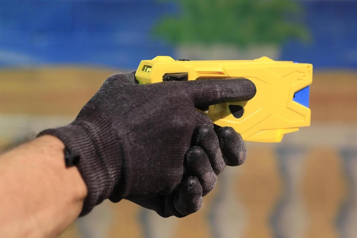 Una pistola eléctrica utilizada por la Policía.