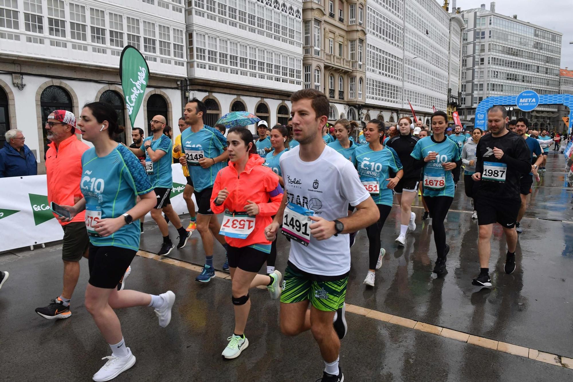 Carrera popular Coruña10: 2.186 corredores cruzaron la línea de meta