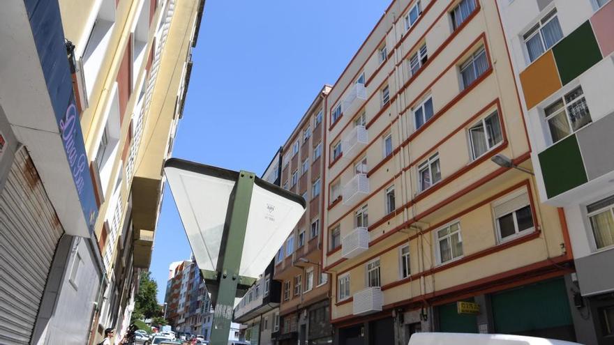 Edificio de la calle Gerión donde ocurrió el suceso.