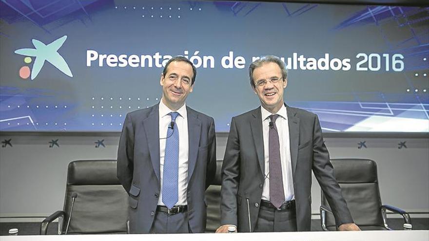 Caixabank ganó 1.047 millones de euros en el 2016, el 28,6% más