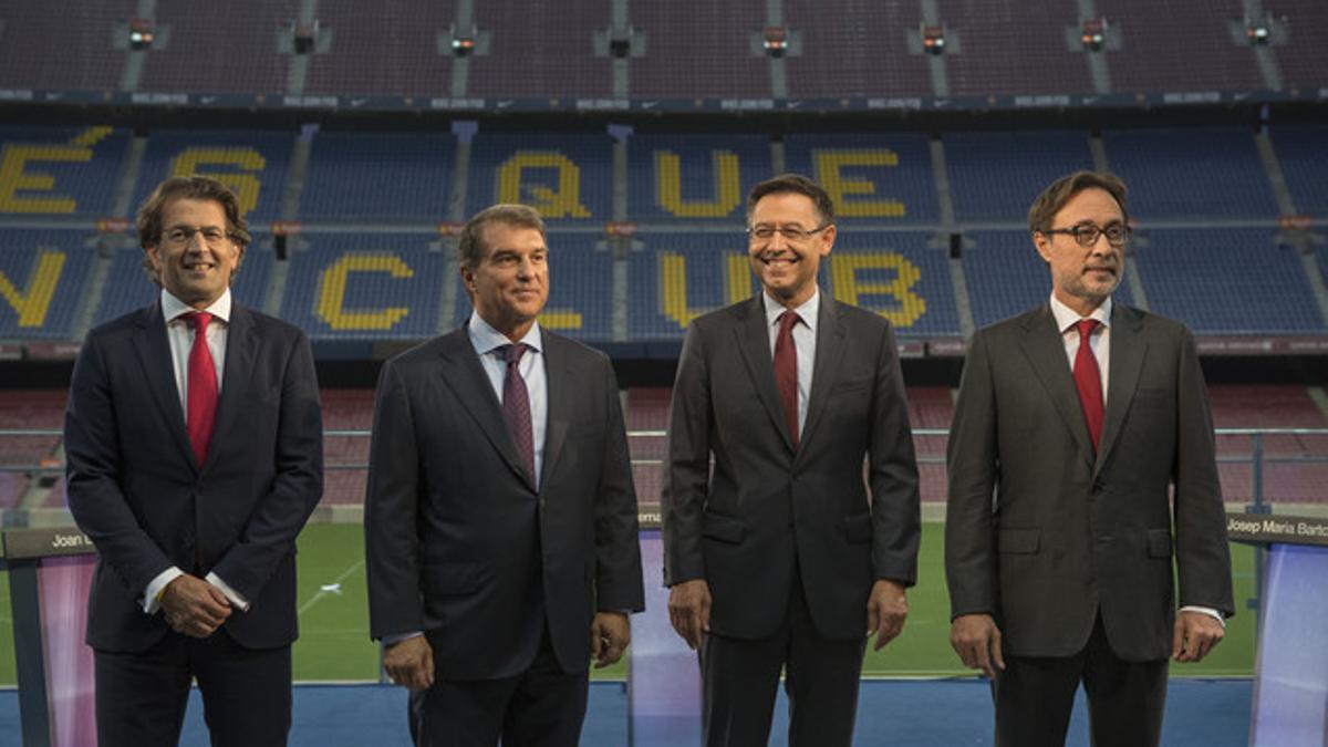 Los candidatos a la presidencia del Barça y su campaña electoral en internet