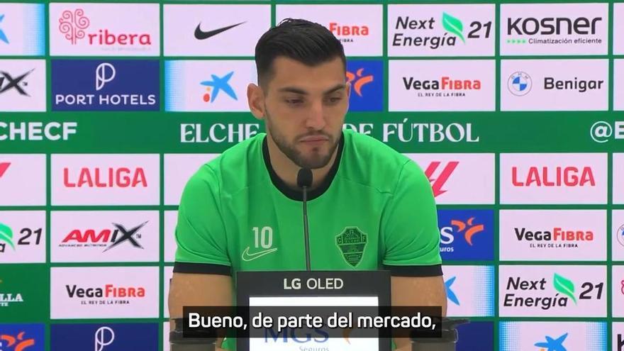 Rafa Mir: "El Elche me ha dado mucho y quiero devolvérselo"