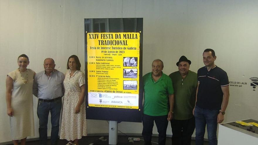 Acto de presentación de la Malla Tradicional que cada año se organiza en Lalín