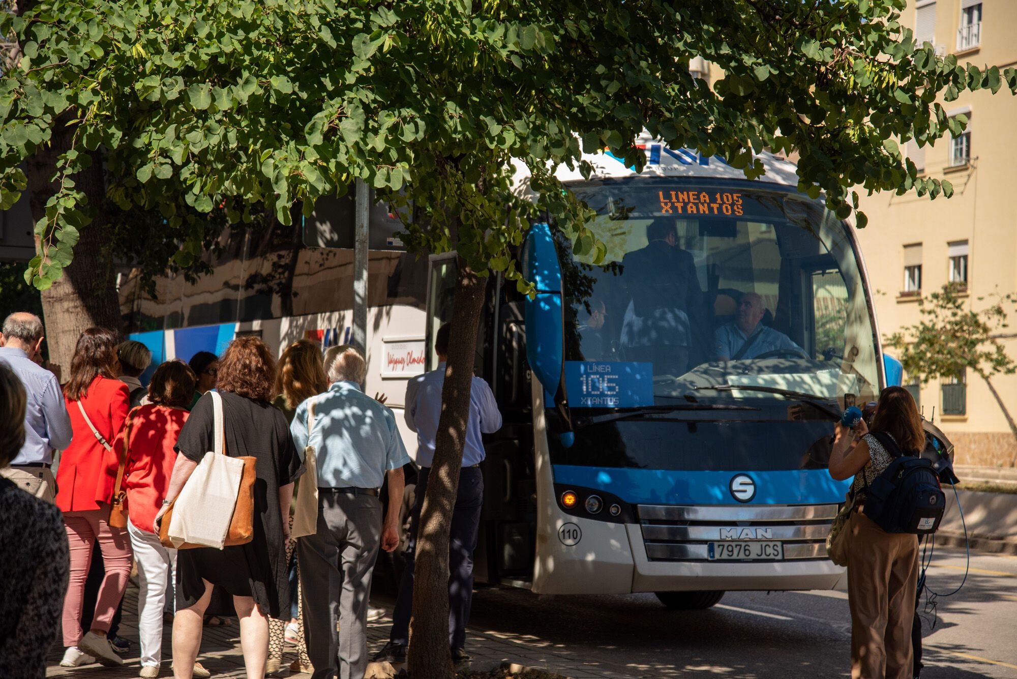 Ruta con la Línea 105 Xtantos