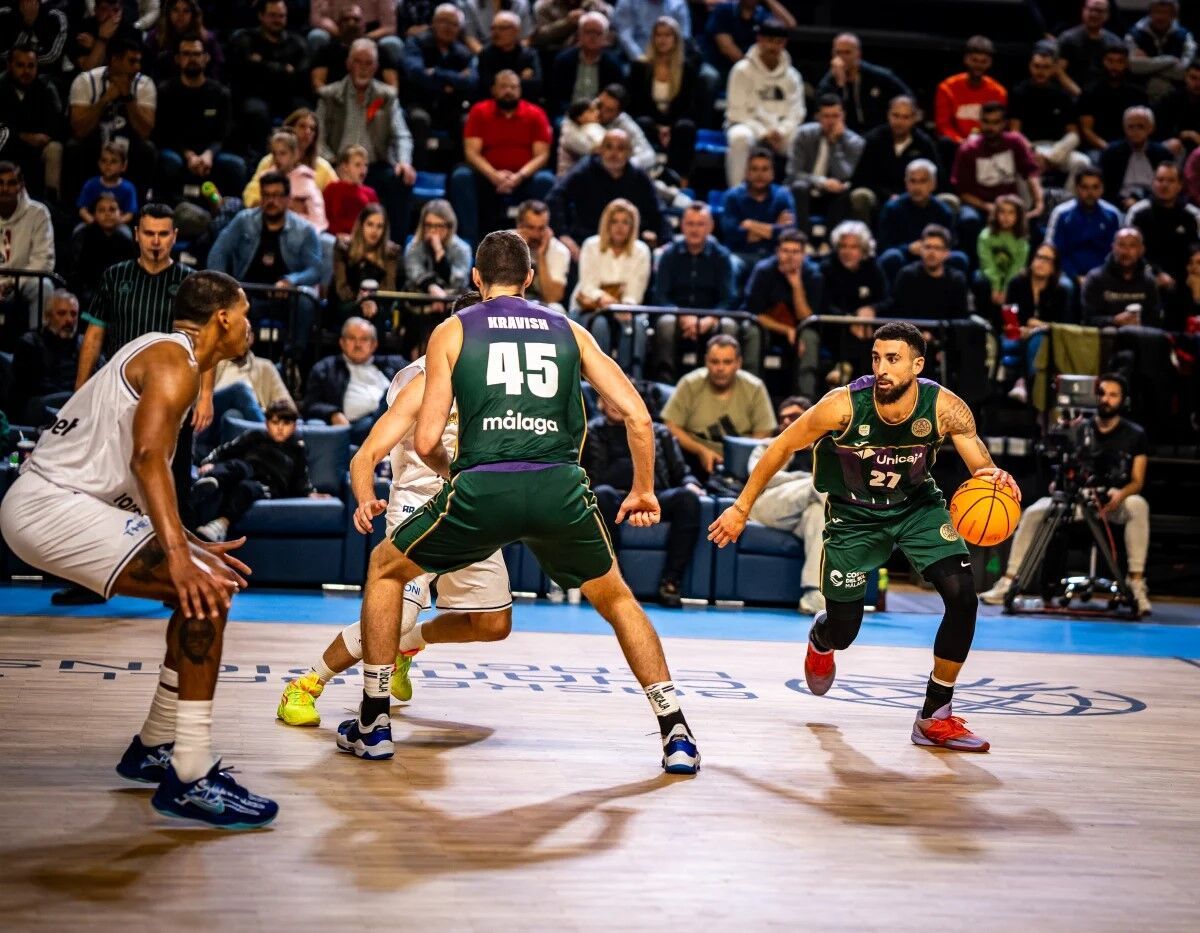 Encuentro disputado entre el Karditsa Laponiki y el Unicaja