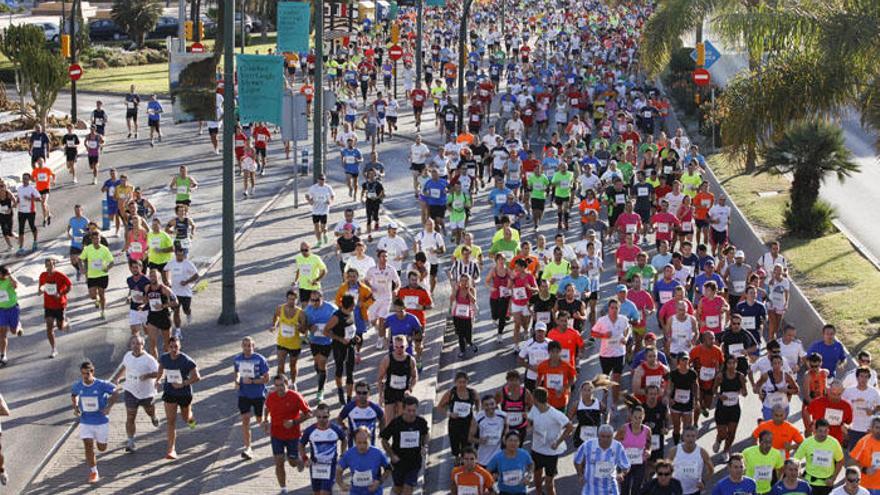 Imagen de una edición anterior de la Carrera Urbana Ciudad de Málaga.