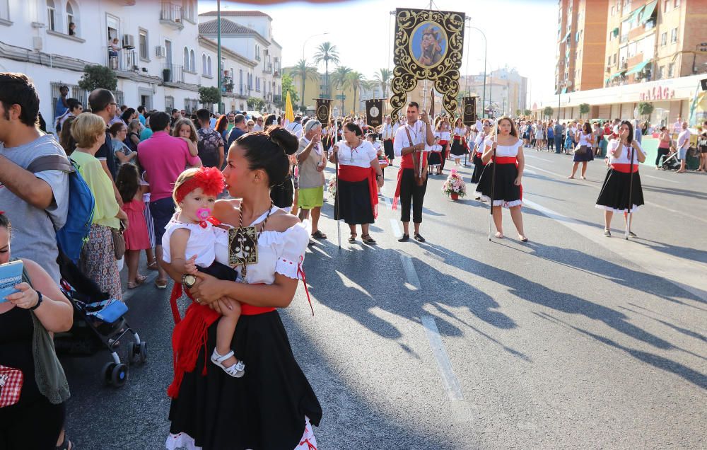 El Perchel, Huelin y la Malagueta celebran las procesiones del Carmen