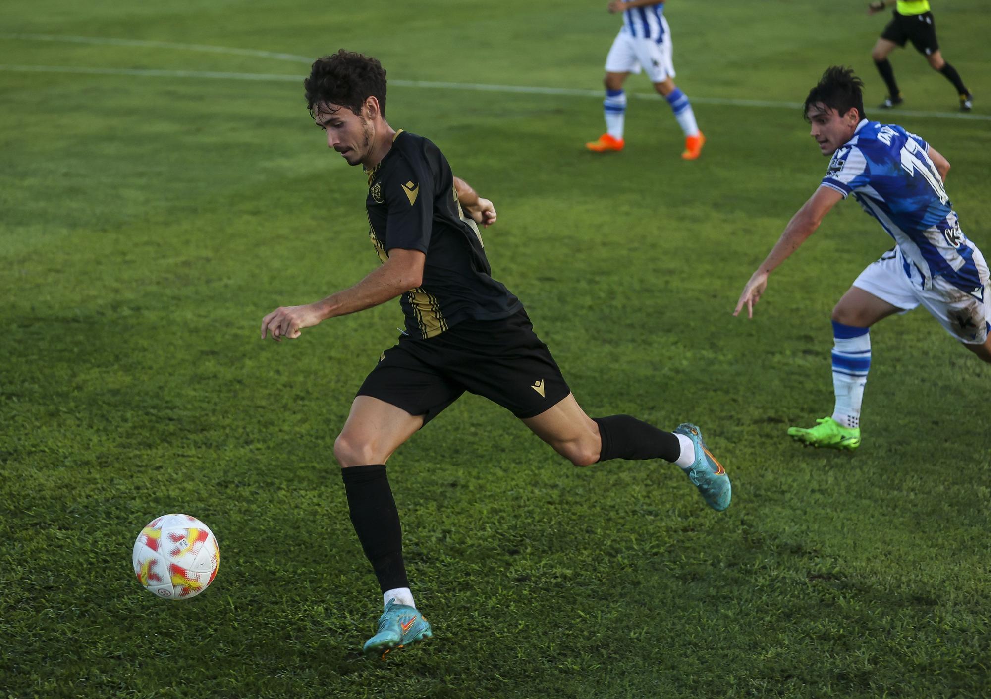 El Intercity hace los deberes casa frente a la Real Sociedad B ( 5 - 2 )