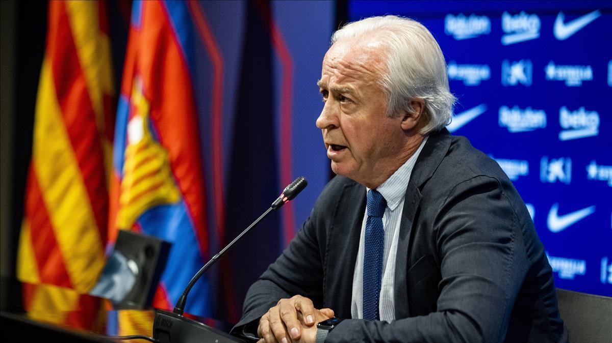 DEPORTES CARLES TUSQUETS PRESIDENTE Comissio Gestora FC BARCELONA FOTOGRAFIA DE GERMAN PARGA