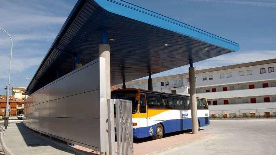 Estación de autobuses de Sanxenxo. // R.V.