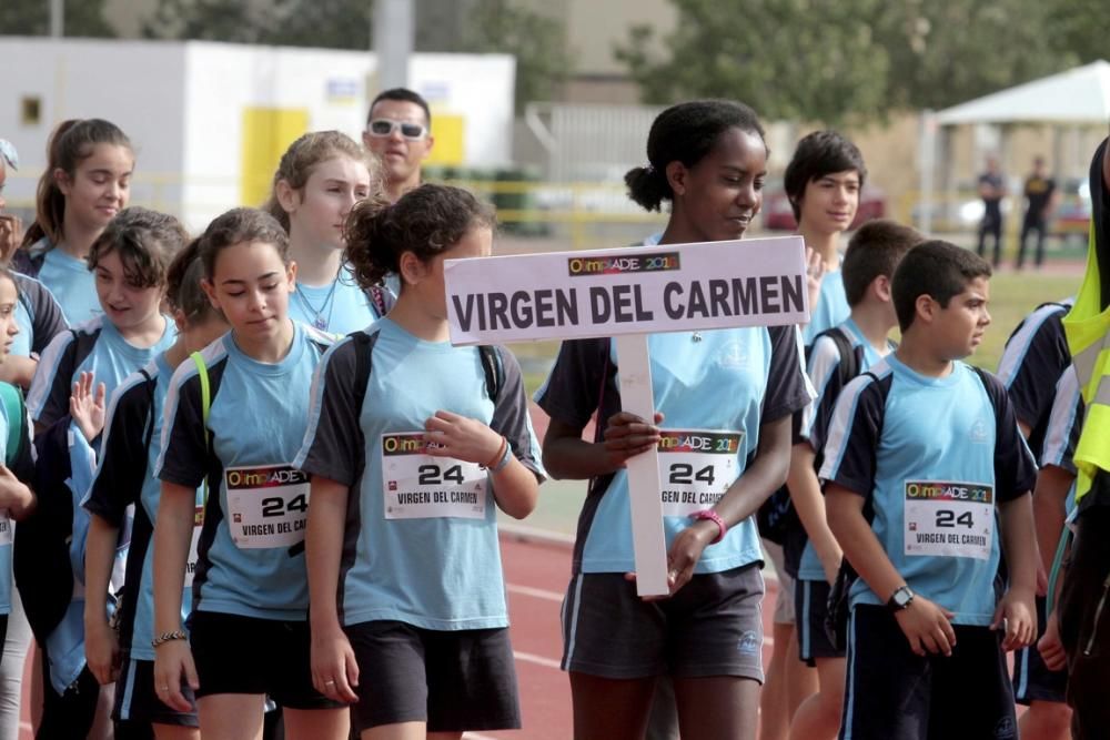 Competición escolar de Atletismo en Cartagena