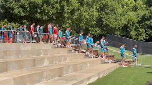 Laporte, con el grupo en un entrenamiento marcado por el calor