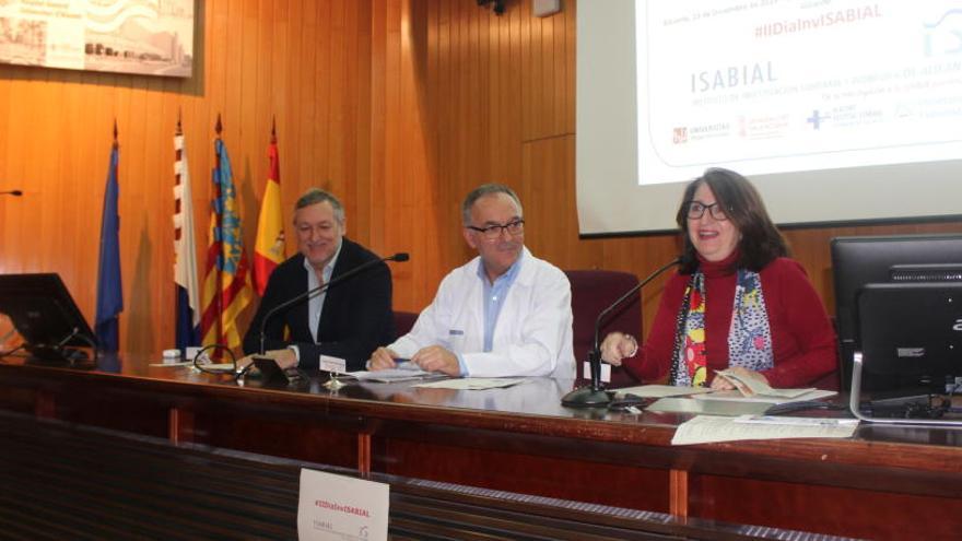 Un momento del acto celebrado en el Hospital General