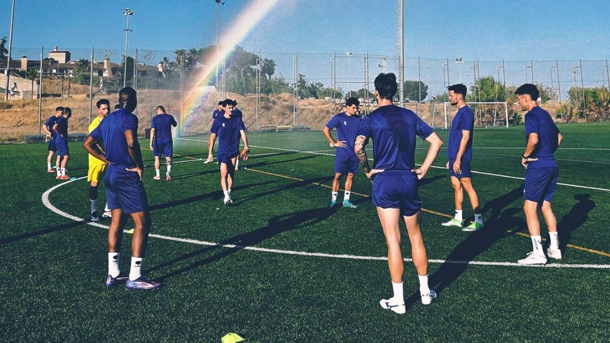 Som Maresme en un entrenamiento