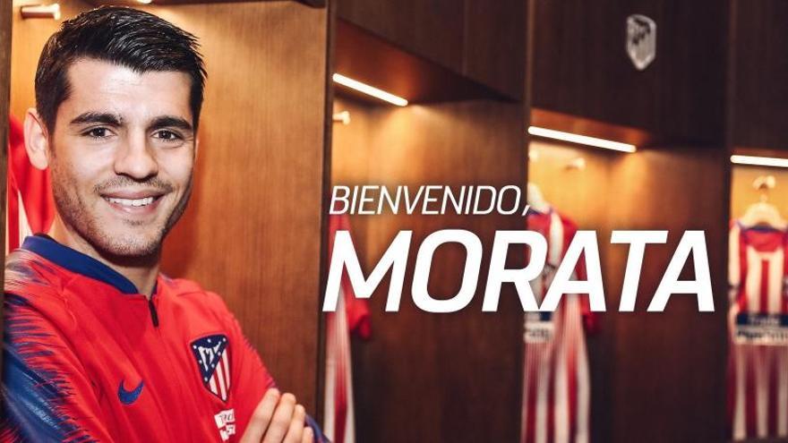 Morata llega al Atlético de Madrid.