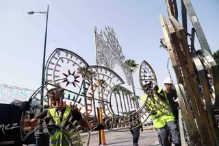 Málaga reforzará la limpieza en Feria con 320 puestos de trabajo adicionales