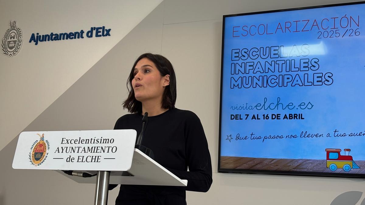 Educación abrirá en Elche el proceso de matriculación en las escuelas infantiles municipales el próximo 7 de abril