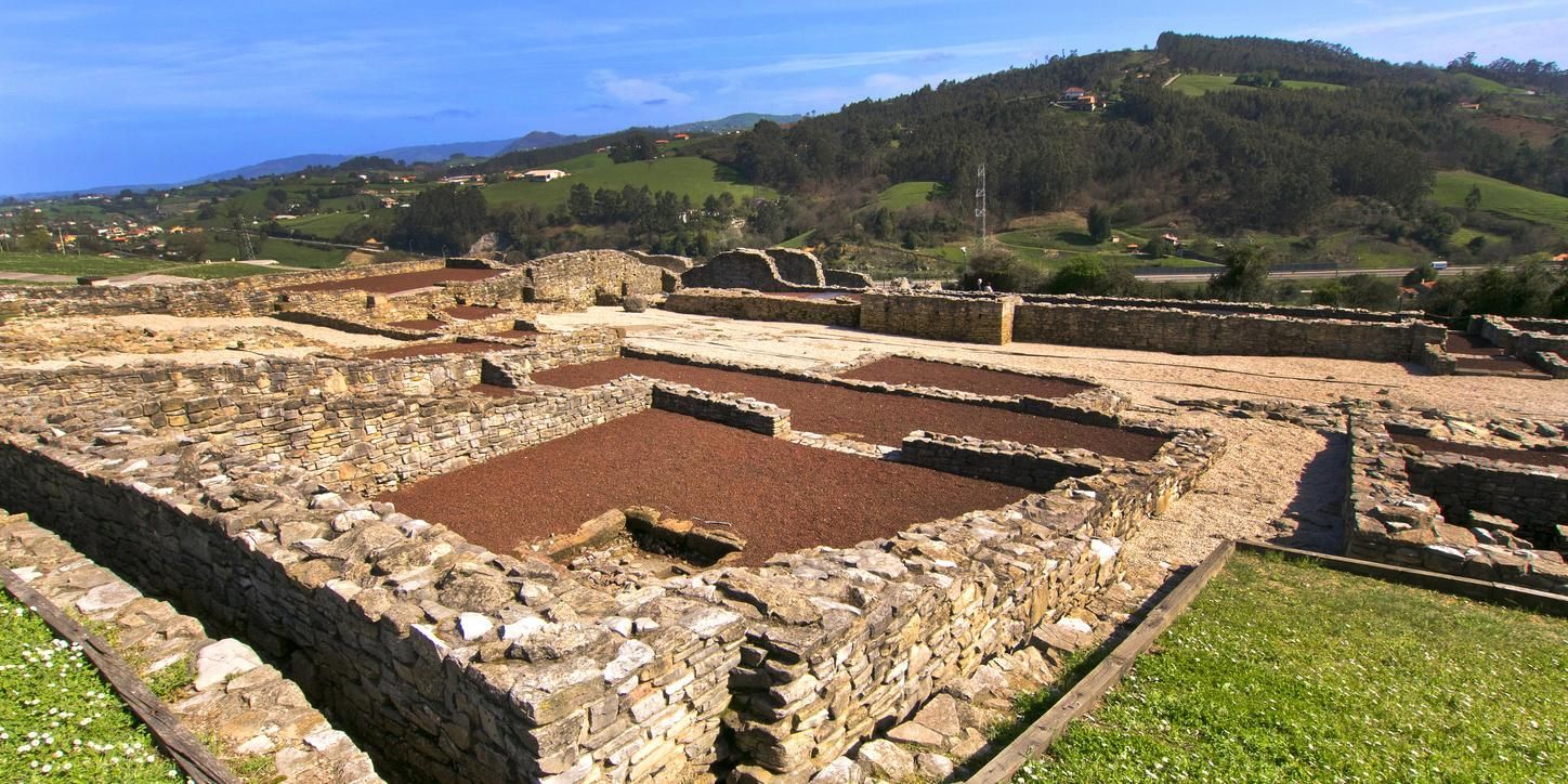 Villa romana de Veranes, en Gijón.