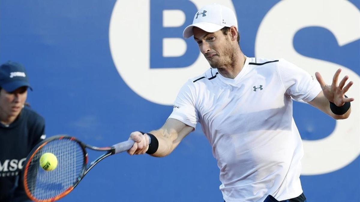 Andy Murray pudo al fin debutar en el Barcelona Open Banc Sabadell