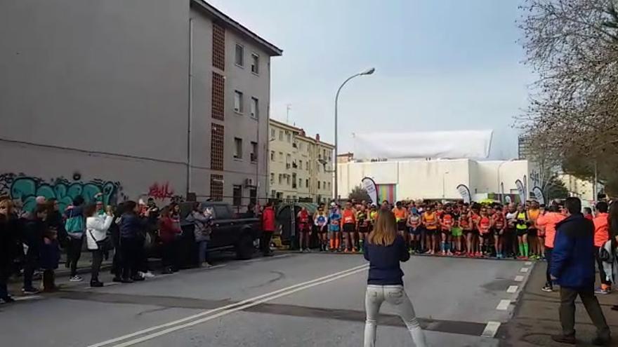 Salida del cuarto medio maratón Ciudad de Badajoz