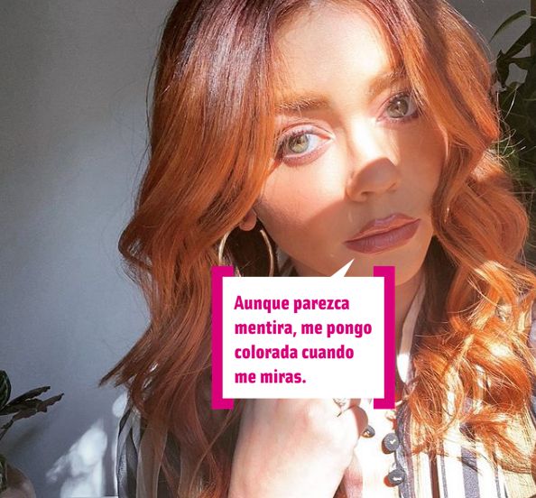 Sarah Hyland con pelo rojo