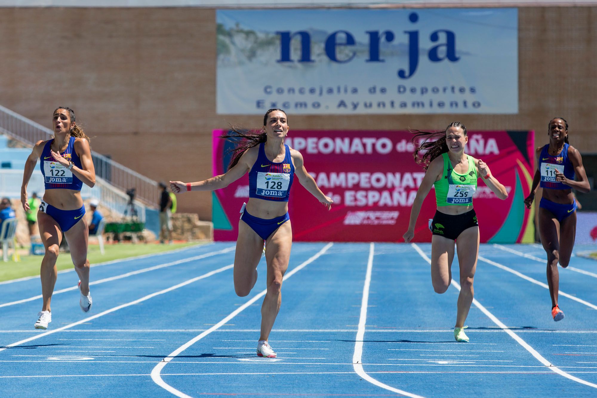 El campeonato nacional de atletismo de Nerja, en imágenes