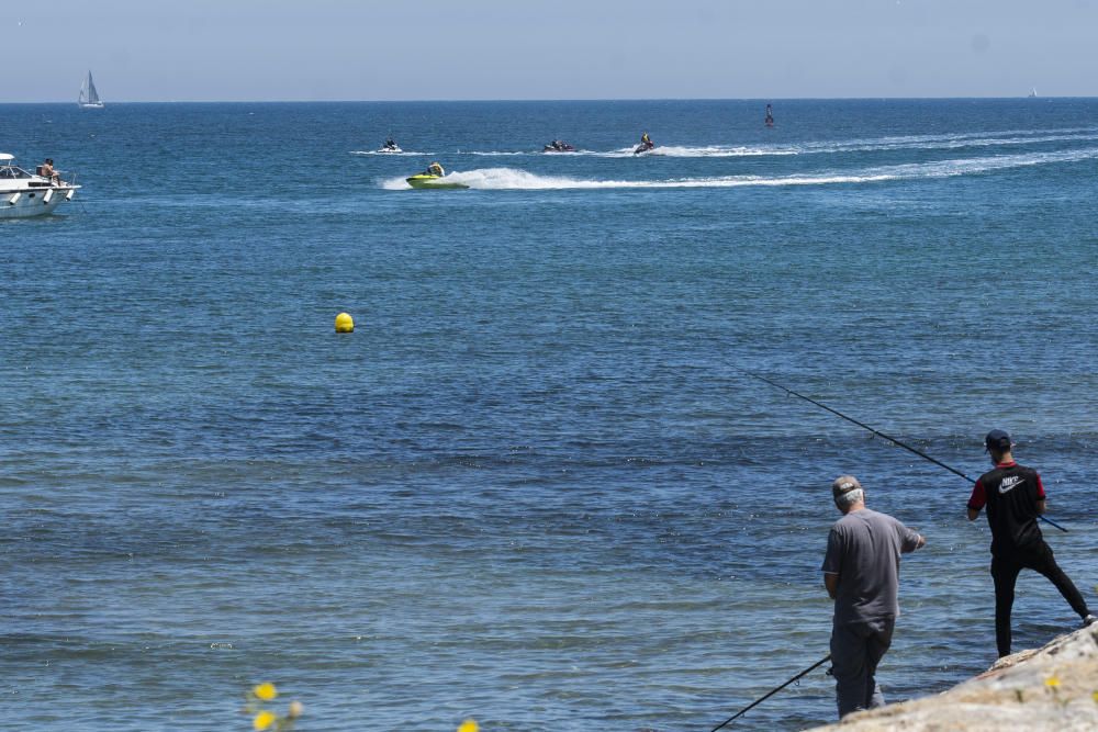 Playas y terrazas llenas en València en los primeros días de la fase 1