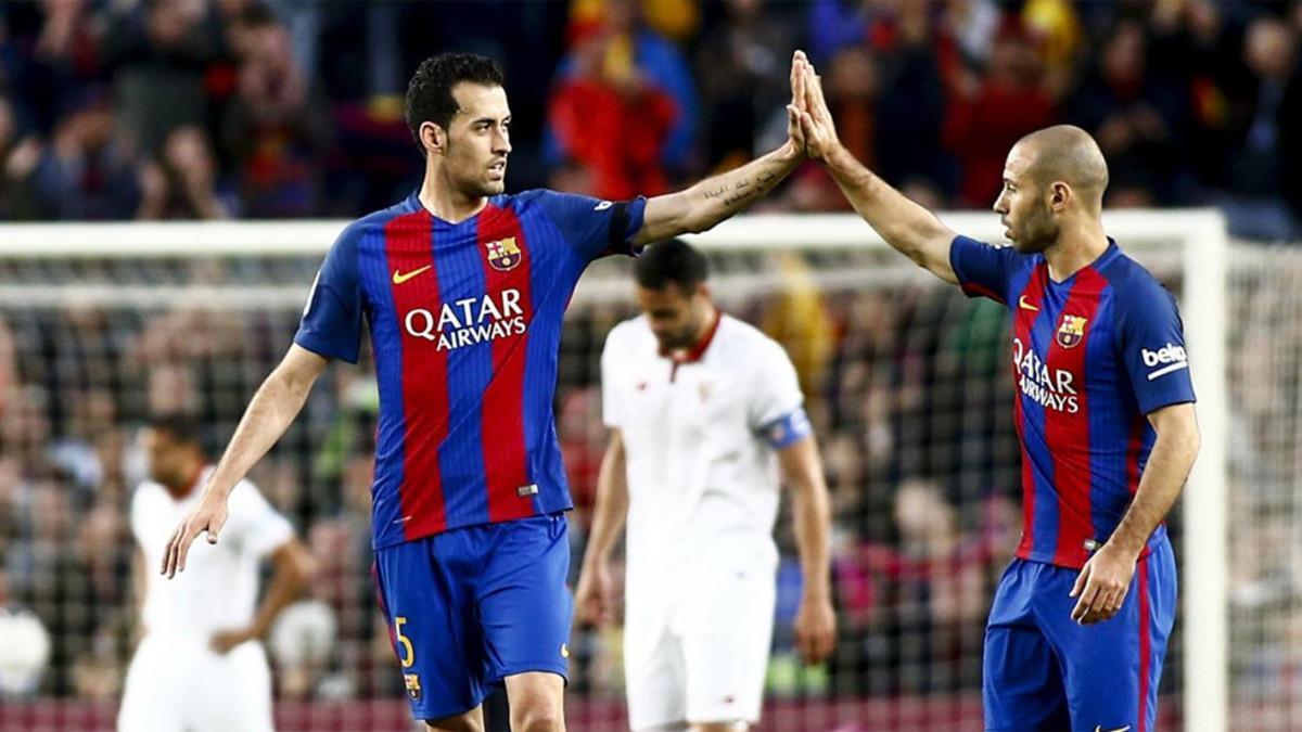 Mascherano puede ocupar el lugar de Busquets como pivote frente a la Juventus