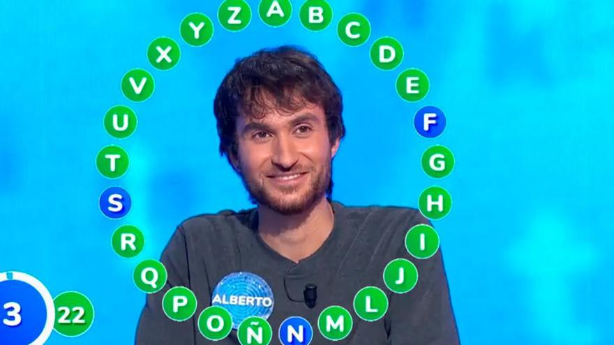 Alberto se proclama ganador de Pasapalabra a pocos días de llegar y Manu se despide emocionado &quot;Espero que sea el principio...&quot;