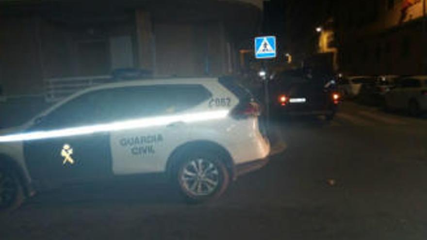 La Guardia Civil en el lugar del suceso