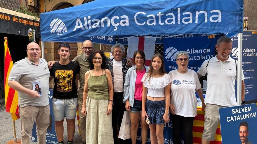 Parada d'Aliança Catalana a Berga, aquest estiu