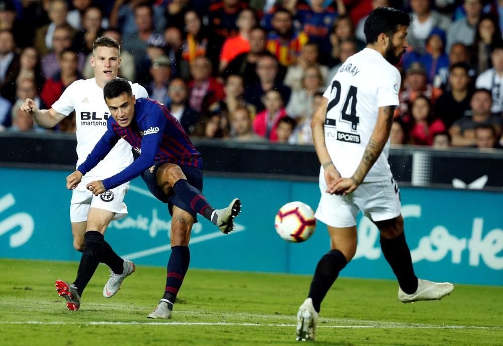 Les imatges del València-Barça