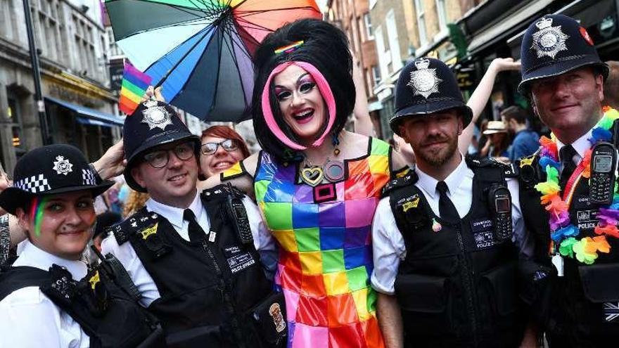Desfile del Orgullo gay en Londres. // Reuters