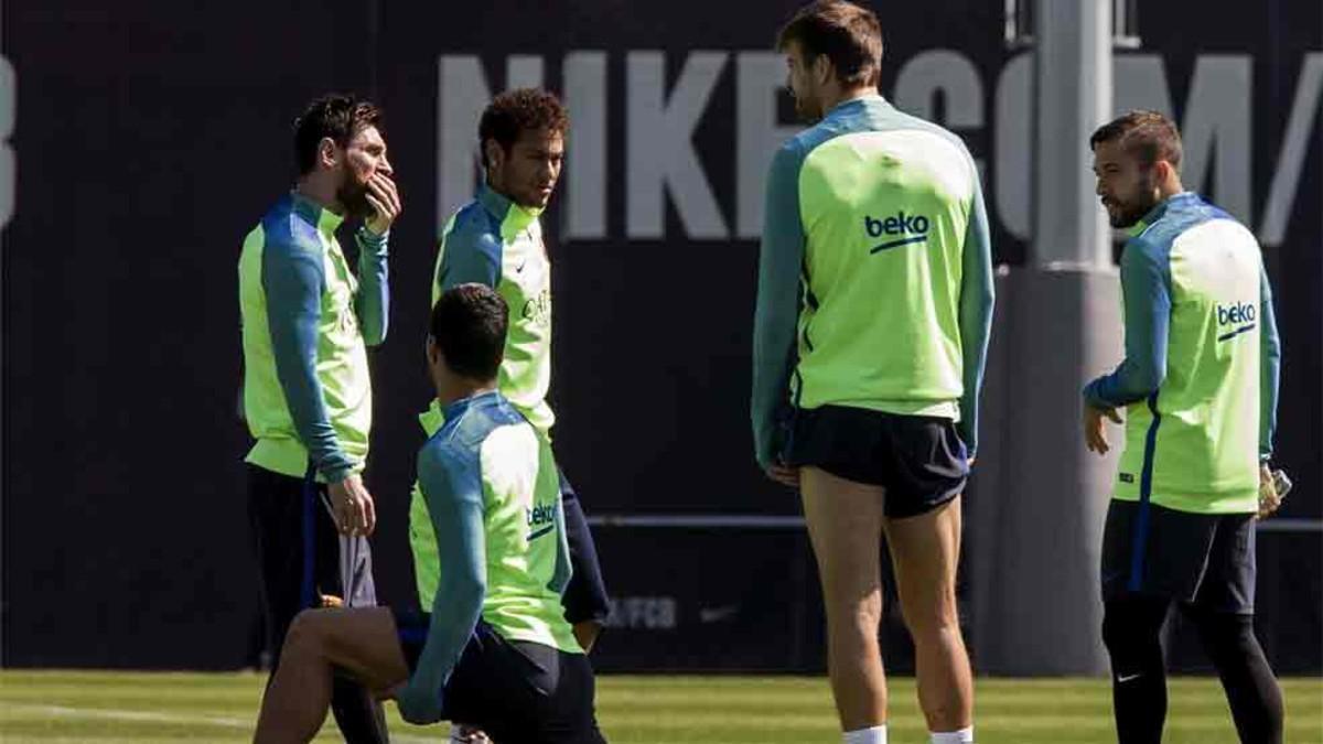 El Barcelona prepara los dos próximos partidos