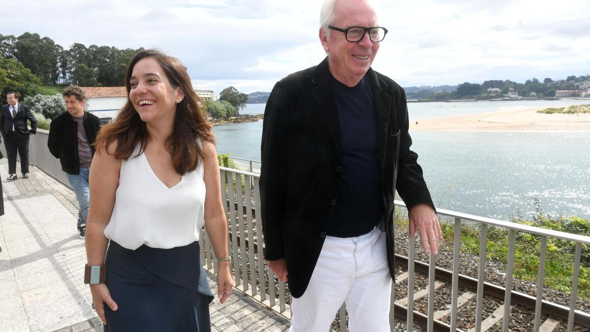 El arquitecto David Chipperfield visita As Xubias