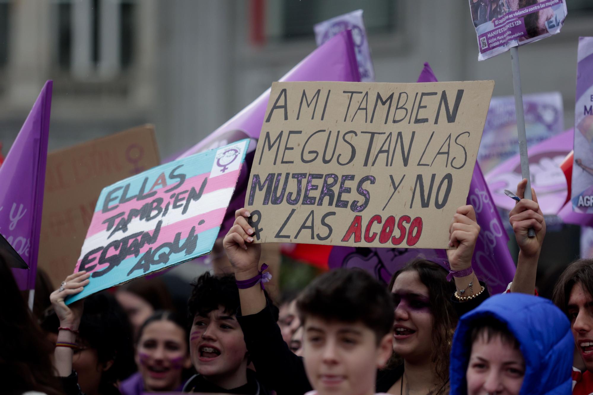 Manifestación del 8M en Oviedo