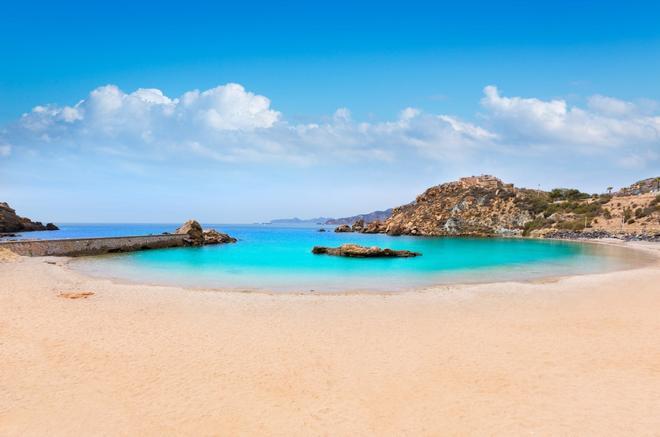 Cala Cortina, calas escapar del frío