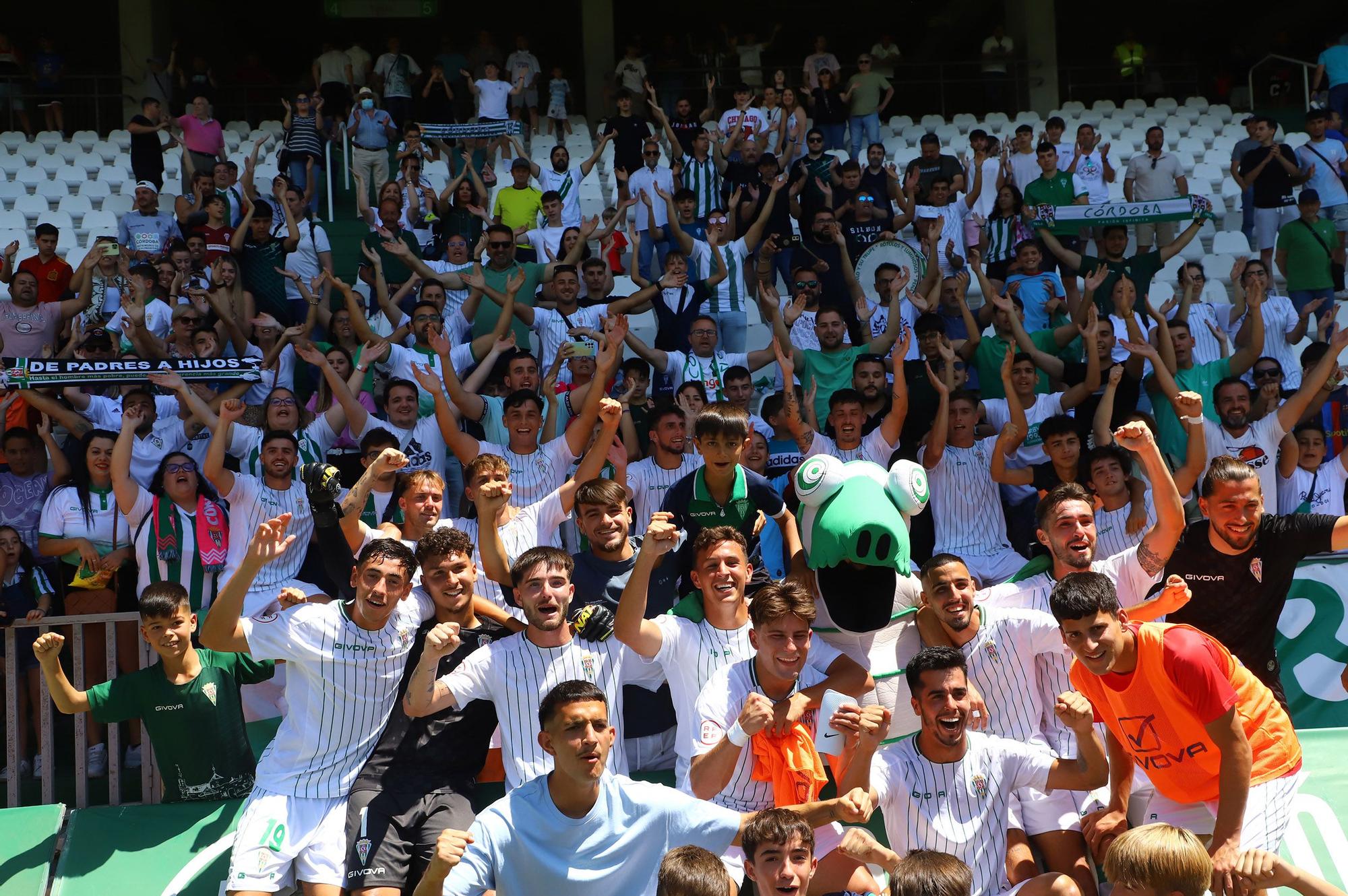 El derbi de play off entre el Córdoba B y el Ciudad de Lucena, en  imágenes