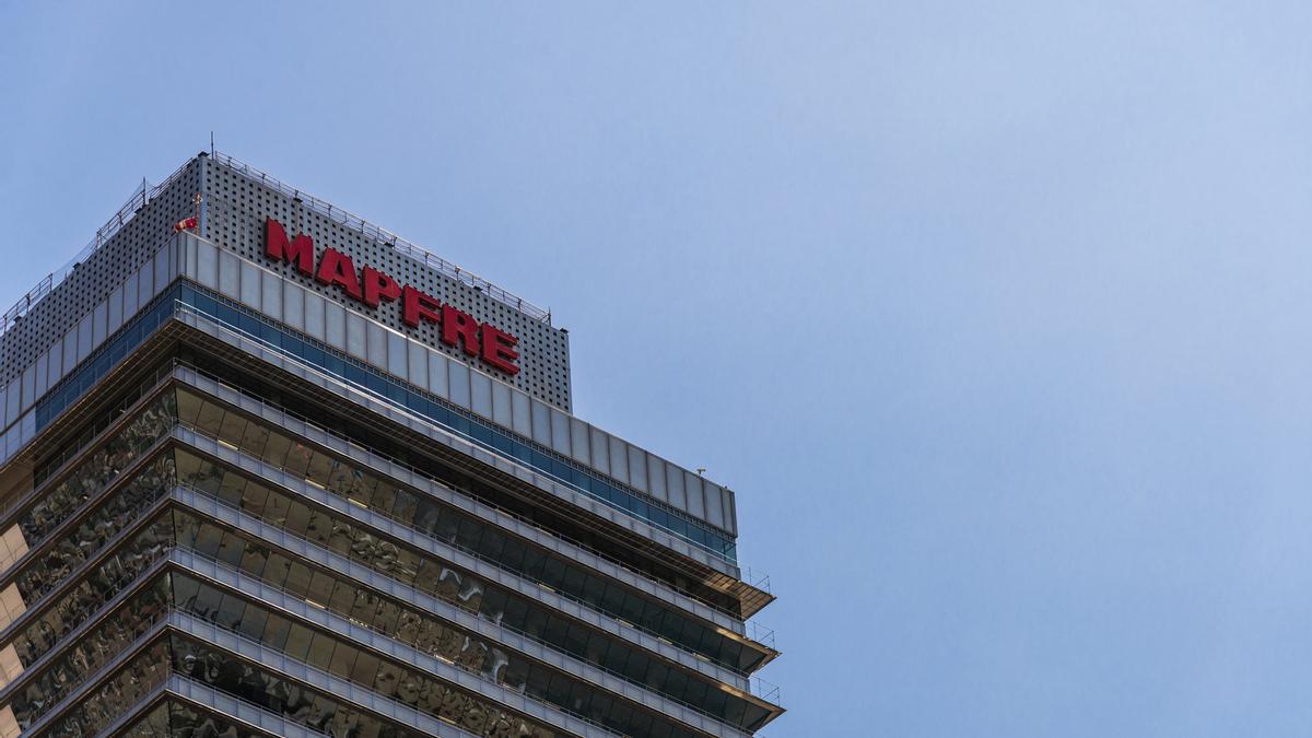 Building with signs of MAPFRE insurance company