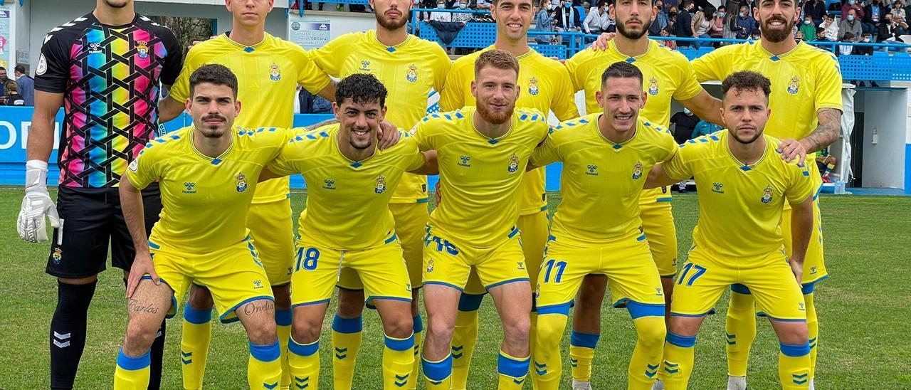 Once titular de Las Palmas Atlético en Coria