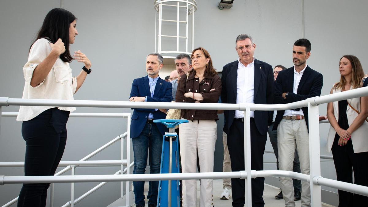 La inauguració de la nova estació de tractament d’aigua potable de l'Escala.
