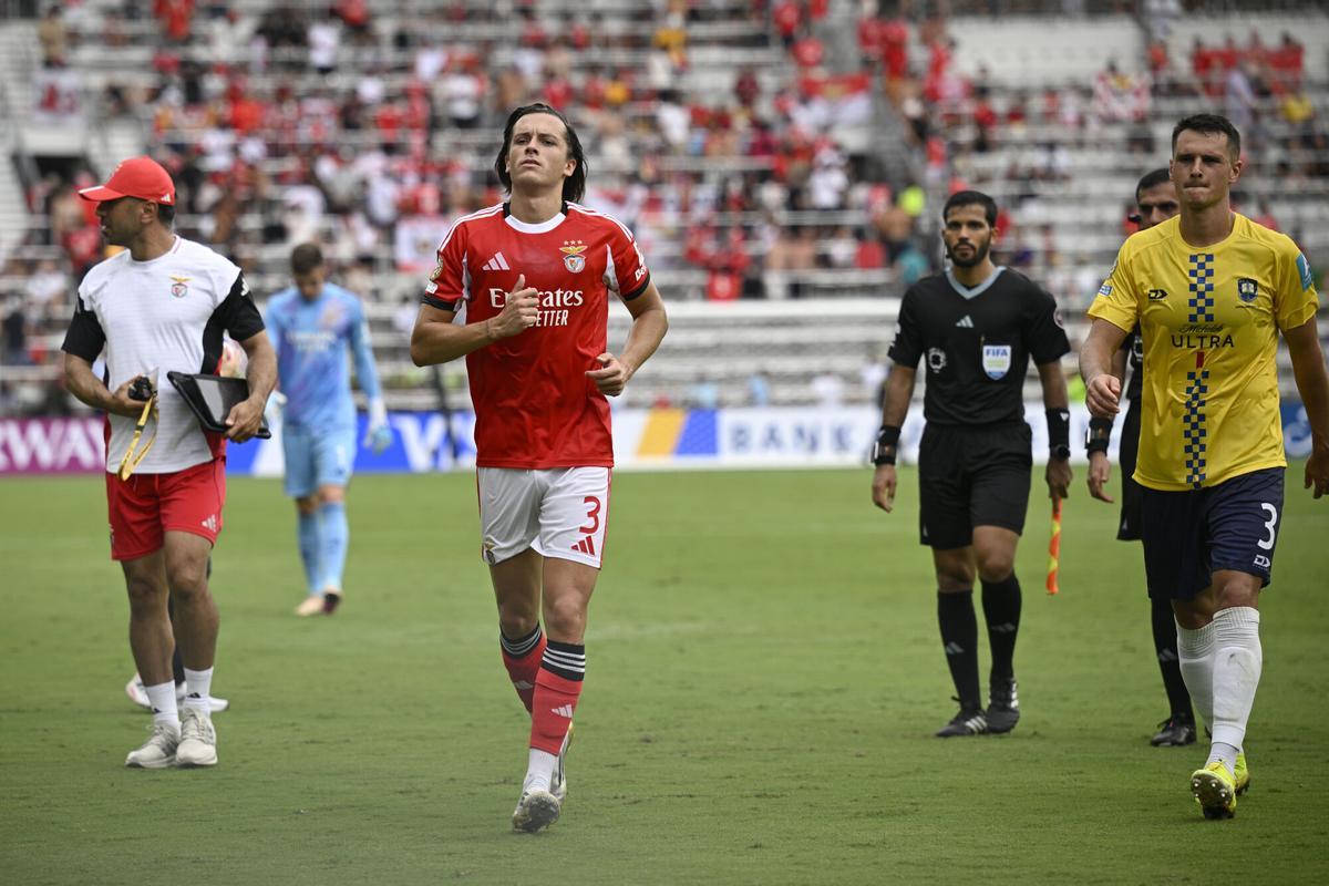 Álvaro Carreras, al término del partido ante el Auckland City del Mundial de Clubes