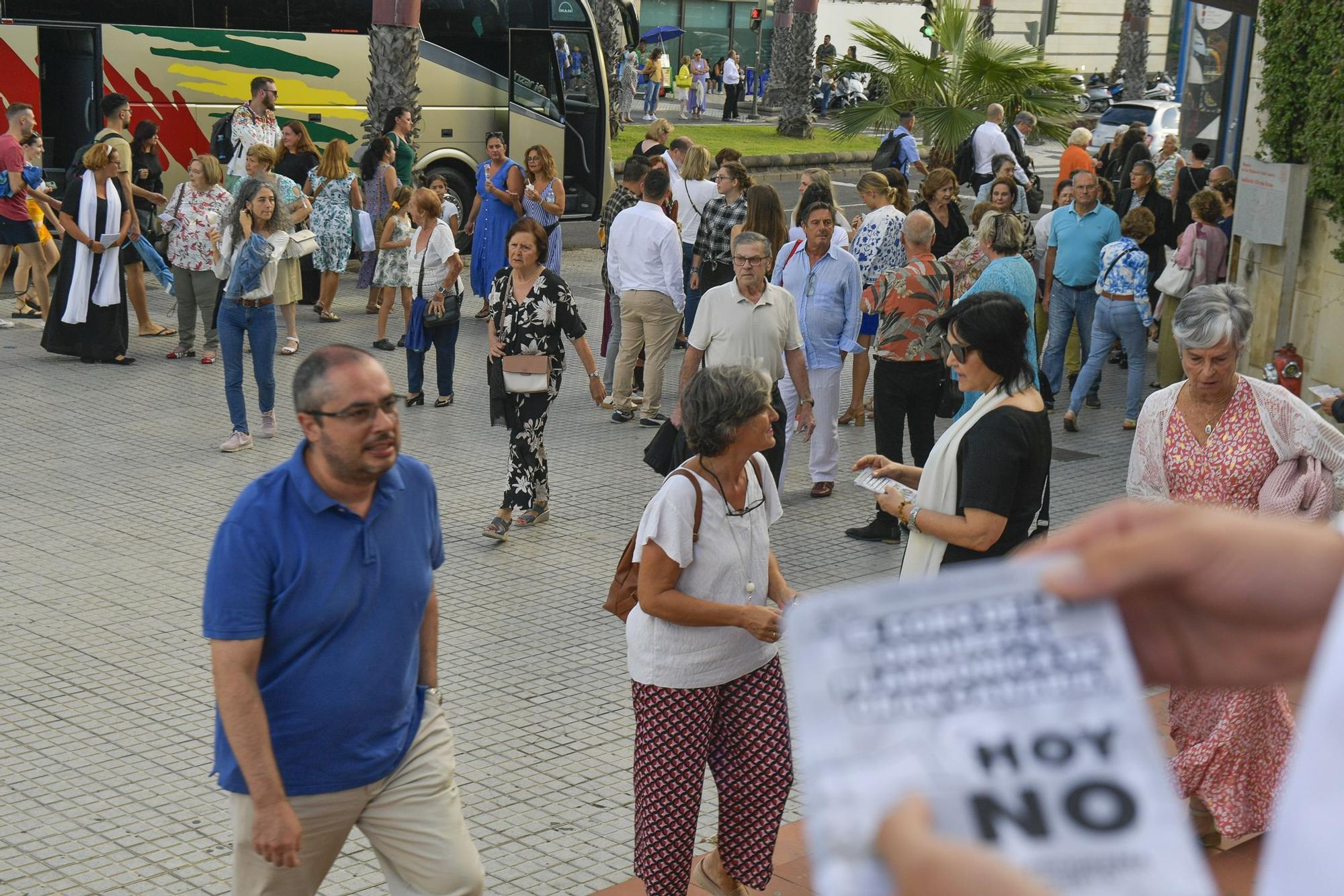 Protesta del Coro de la Orquesta Filarmónica de Gran Canaria