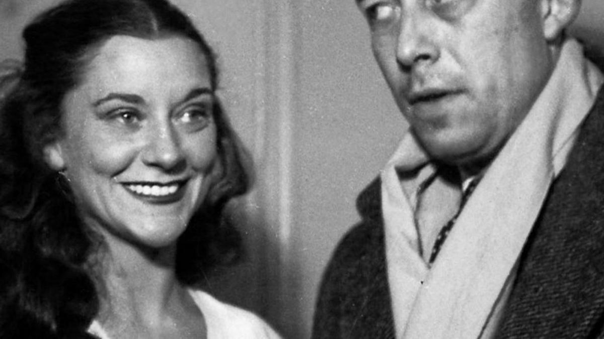 María Casares co escritor Albert Camus.   | // TVG