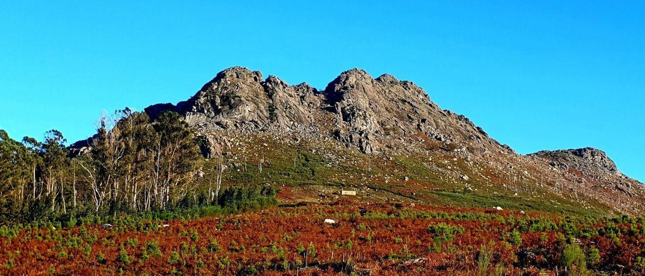 Vista del monte Galiñeiro.