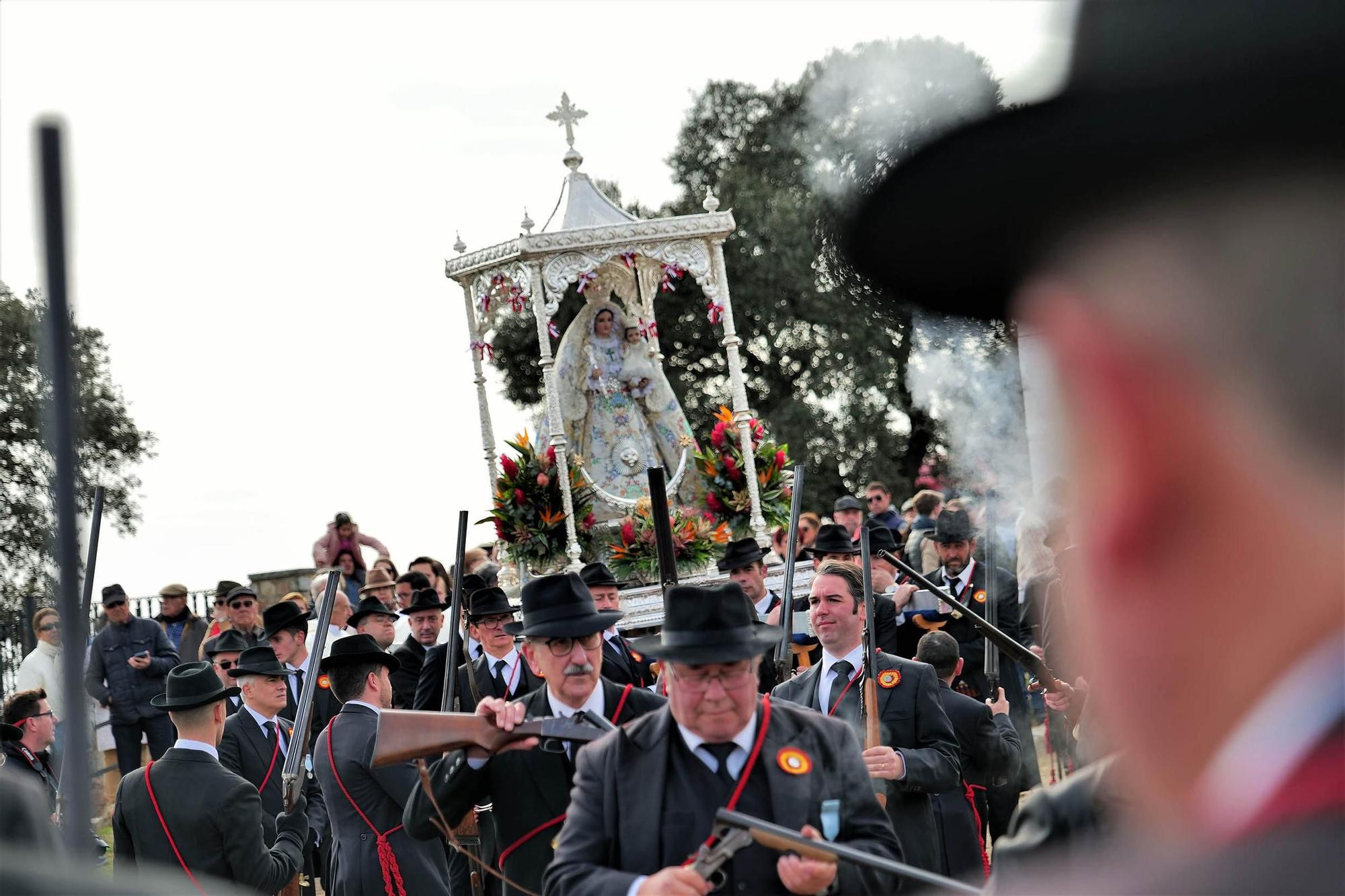 Pozoblanco vive la traida de la Virgen de Luna